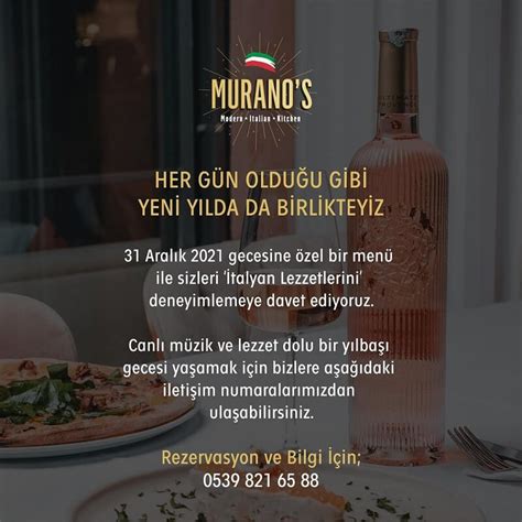 Muranos restaurant izmir menü